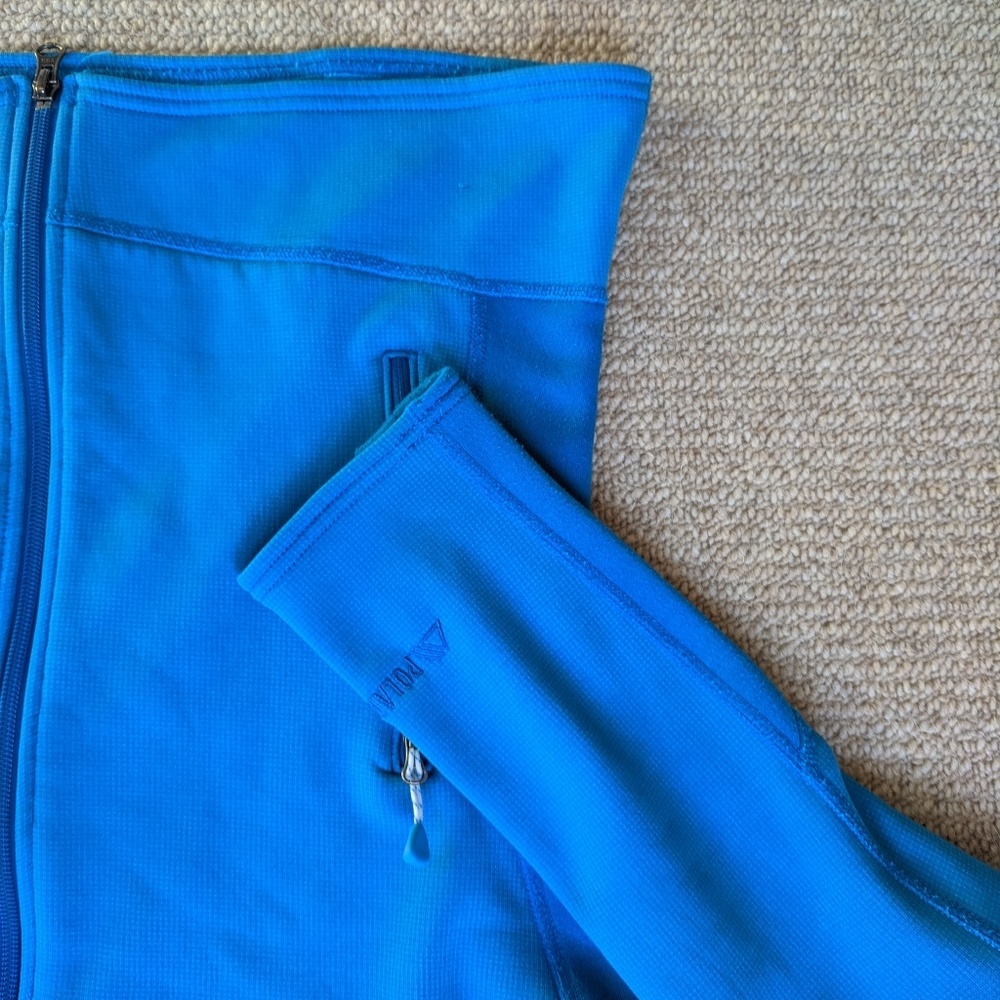 Mountain Hardware Blue Jacket - M Euc - image 2